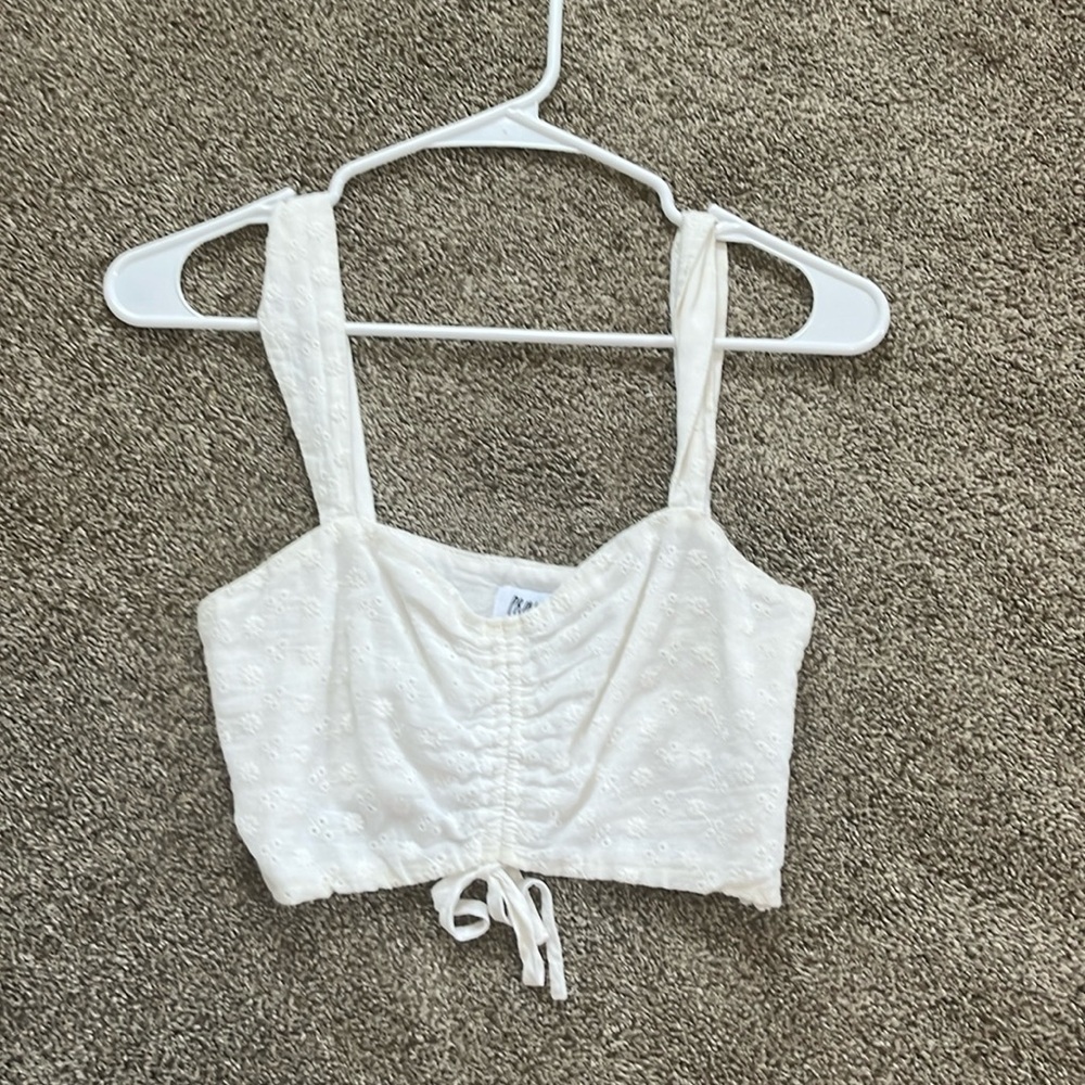 White Princess Polly Top Size 2